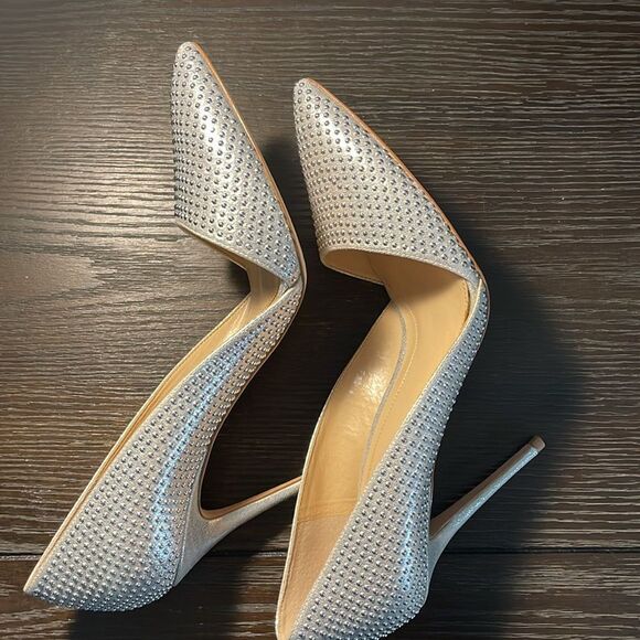 Elegant Silver Women's Heels - Picture 2 of 7
